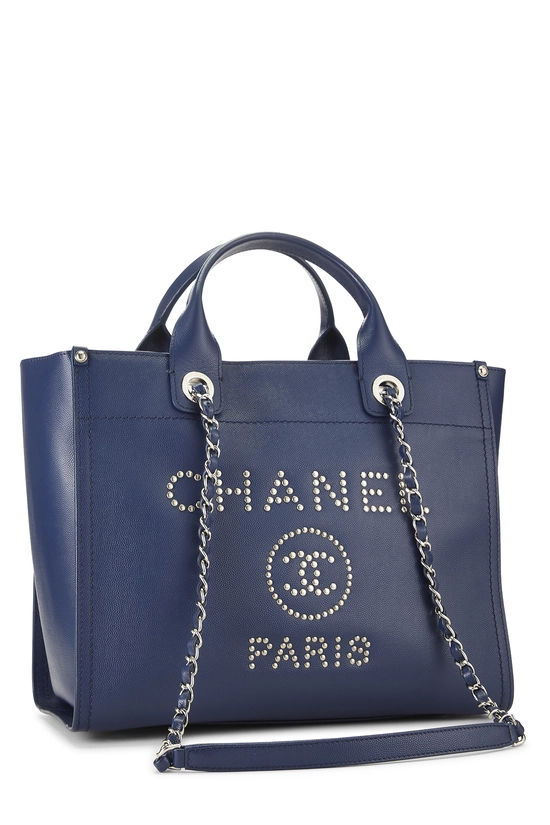 Blue Caviar Studded Deauville Shopping Tote Small , , large image number 1