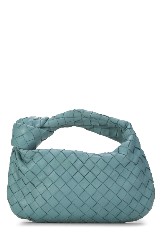 Blue Intrecciato Leather Jodie Mini, , large image number 0