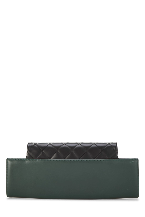 Pre-Owned Green Lambskin Brasserie Gabrielle Menu Clutch Q6B7G31IGB000