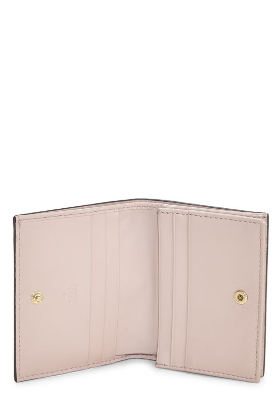 Pink Guccissima Compact Wallet, , large image number 3