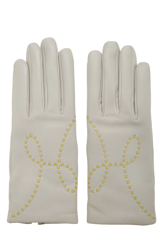 White Lambskin Gloves, , large image number 0