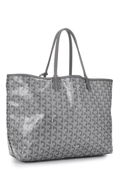 Grey Goyardine Canvas Saint-Louis PM, , large