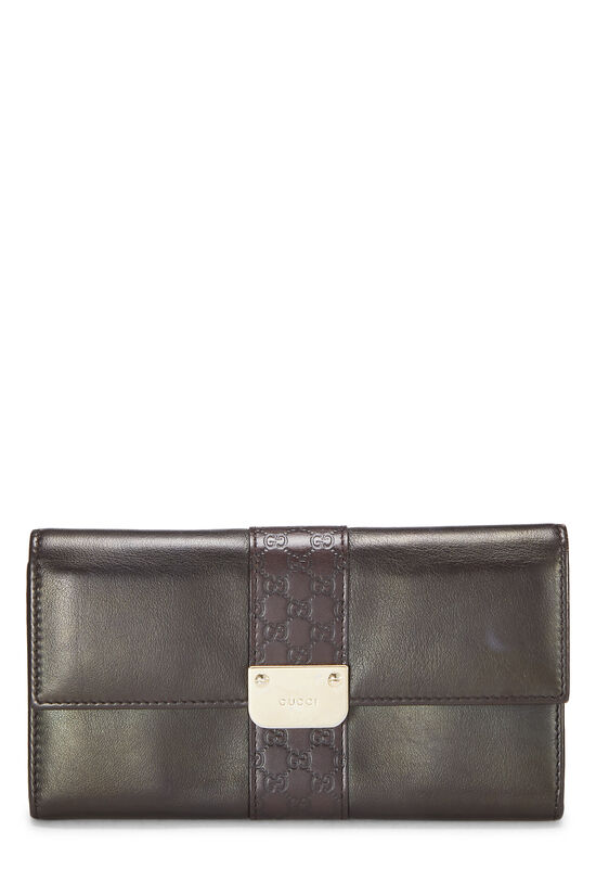 Brown Guccissima Continental Wallet, , large image number 1