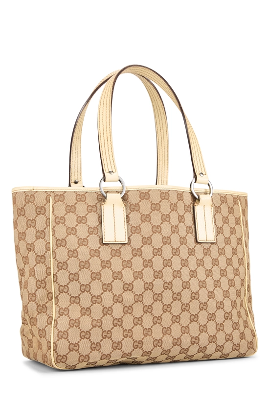 White Original GG Canvas Tote Large, , large image number 1