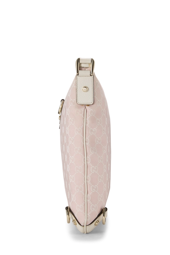 Pink GG Canvas D-Ring Abbey Messenger, , large image number 2