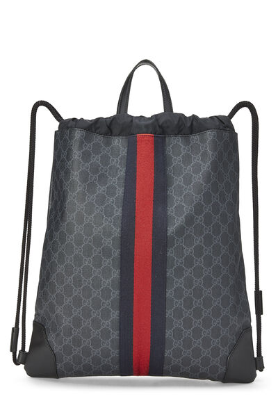 Black Original GG Supreme Canvas Neo Vintage Backpack