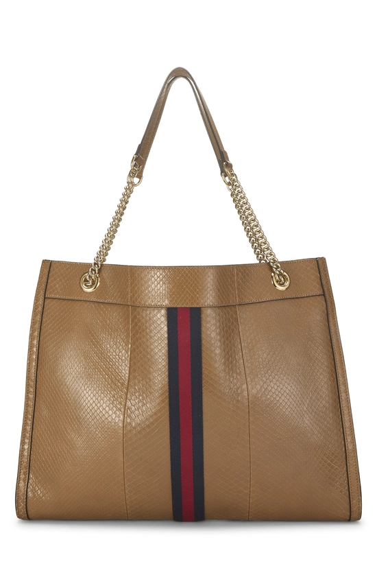 Brown Python Web Rajah Tote Large, , large image number 3