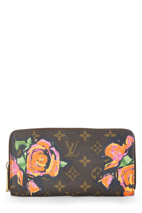 Stephen Sprouse x Louis Vuitton Monogram Roses Zippy Wallet, , large image number 0