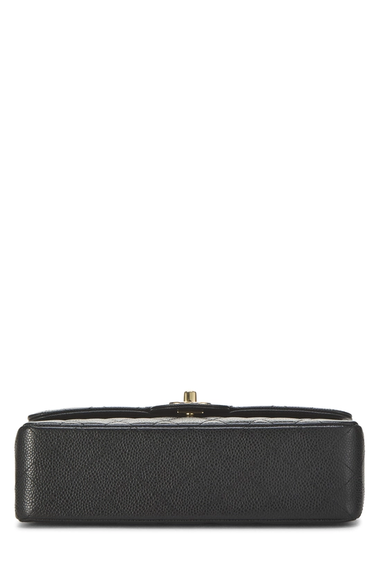 Black Quilted Caviar Classic Double Flap Small, , large image number 4