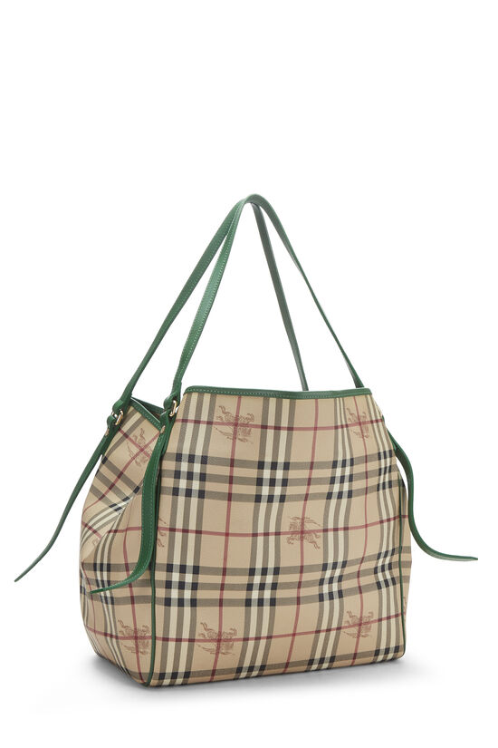 Green Haymarket Check Coated Canvas Canterbury Tote, , large image number 1