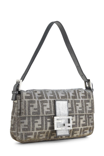 Silver Lurex Zucca Baguette, , large