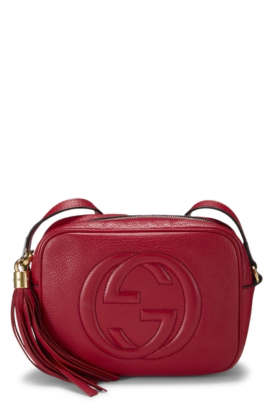 Red Grained Leather Soho Disco