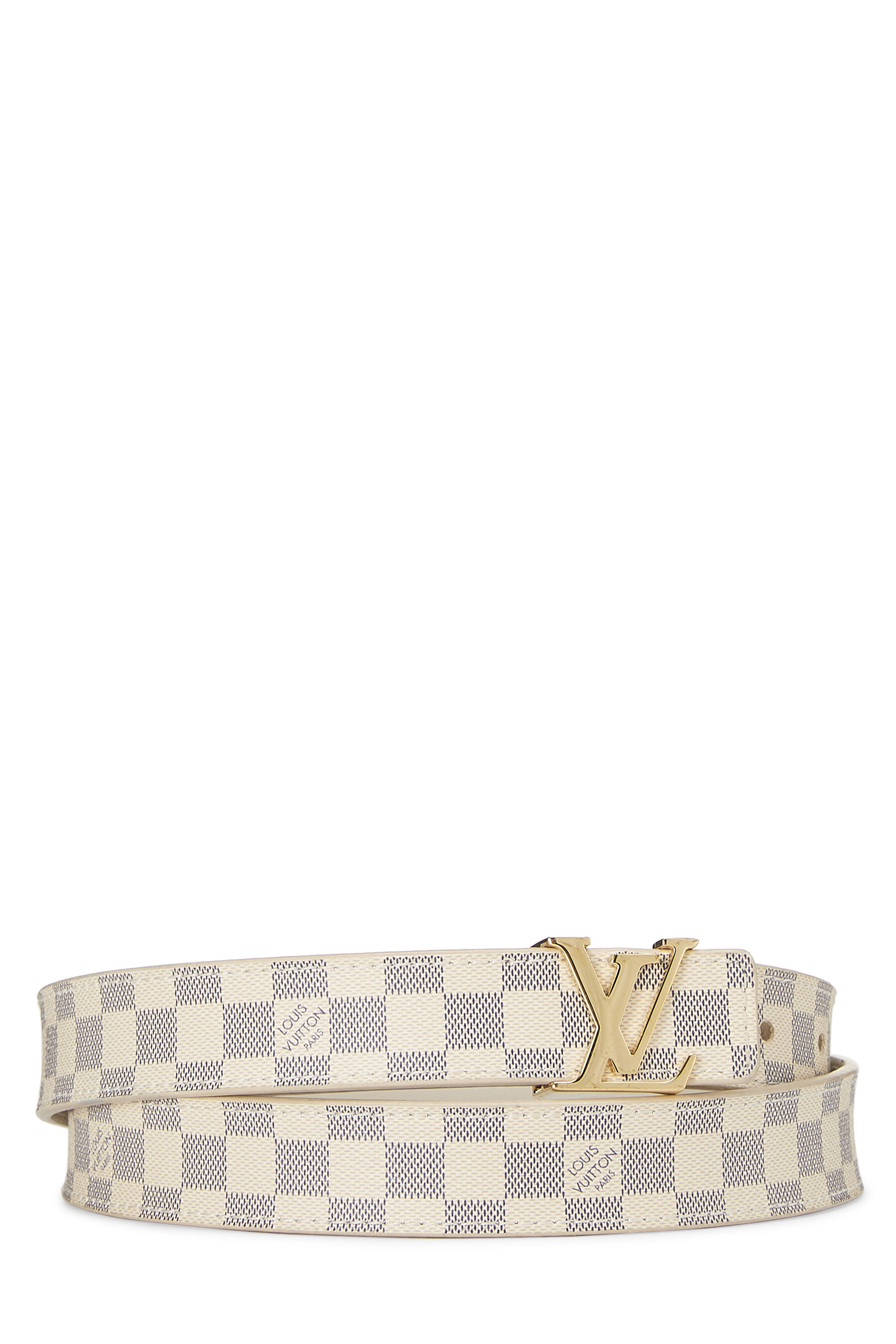 louis vuitton damier azur belt