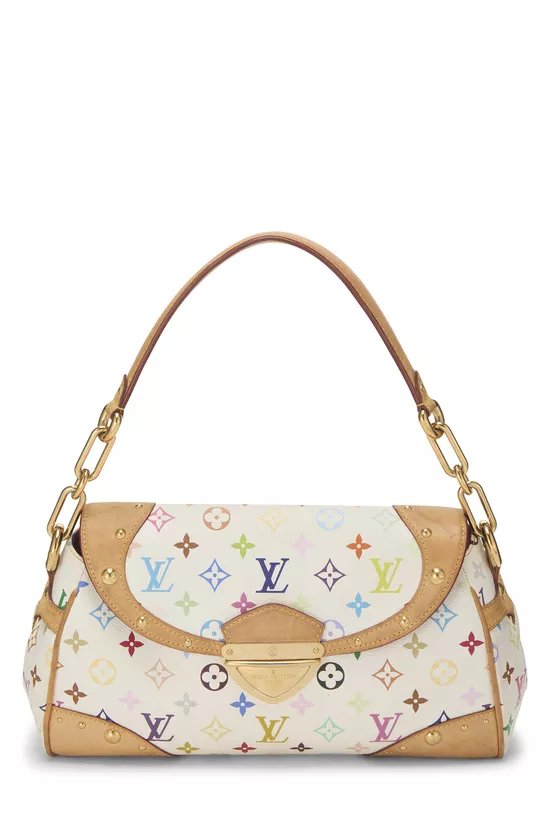 Takashi Murakami x Louis Vuitton White Monogram Multicolore Beverly MM, , large image number 0