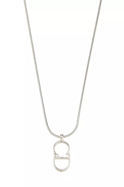 Silver 'CD' Necklace, , large