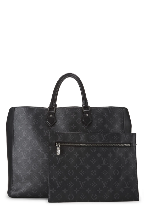 Black Monogram Eclipse Grand Sac, , large image number 3