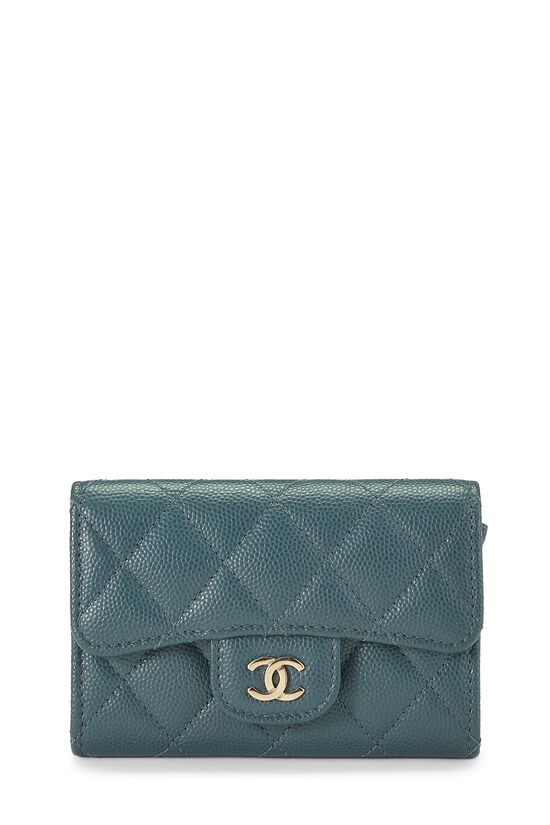 Green Caviar Classic Flap Card Holder, , large image number 0