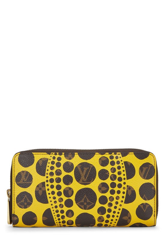 Yayoi Kusama x Louis Vuitton Yellow Monogram Pumpkin Dots Zippy Wallet, , large image number 0