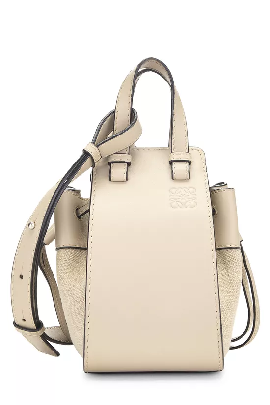 Grey Canvas Hammock Drawstring Bag Mini, , large image number 0