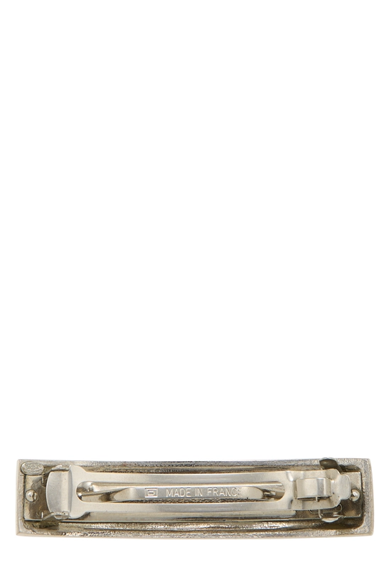 Multicolor Silver Logo Barrette, , large image number 1