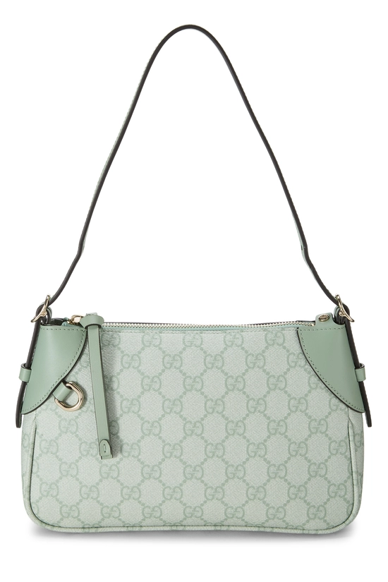 Green GG Supreme Canvas Emblem Shoulder Bag Small, , large image number 0