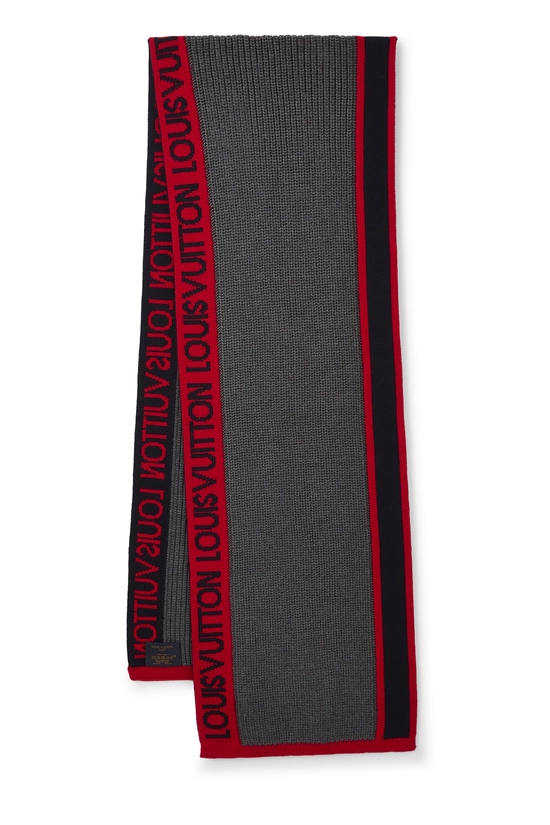 Grey Wool Scarf, , large image number 0