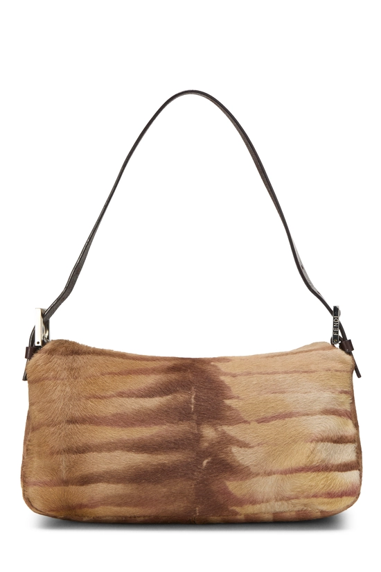 Brown Ponyhair Shoulder Bag, , large image number 3