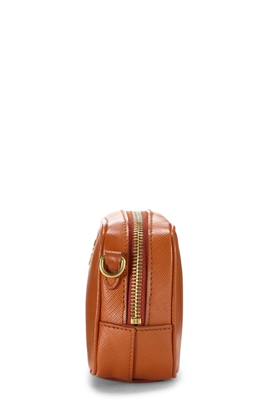 Orange Saffiano Leather Camera Bag Mini, , large image number 2