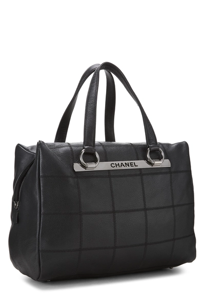 Chanel Black Caviar Chocolate Bar Handbag — photo 2