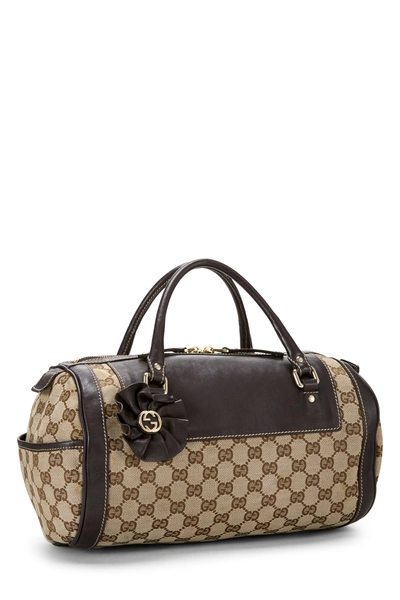 Gucci Brown Original GG Canvas Trophy Handbag — photo 2