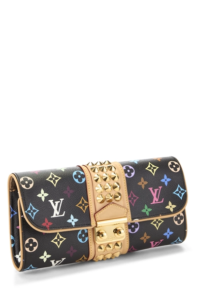 Louis Vuitton Takashi Murakami x Louis Vuitton Black Monogram Multicolore Pochette Courtney — photo 2