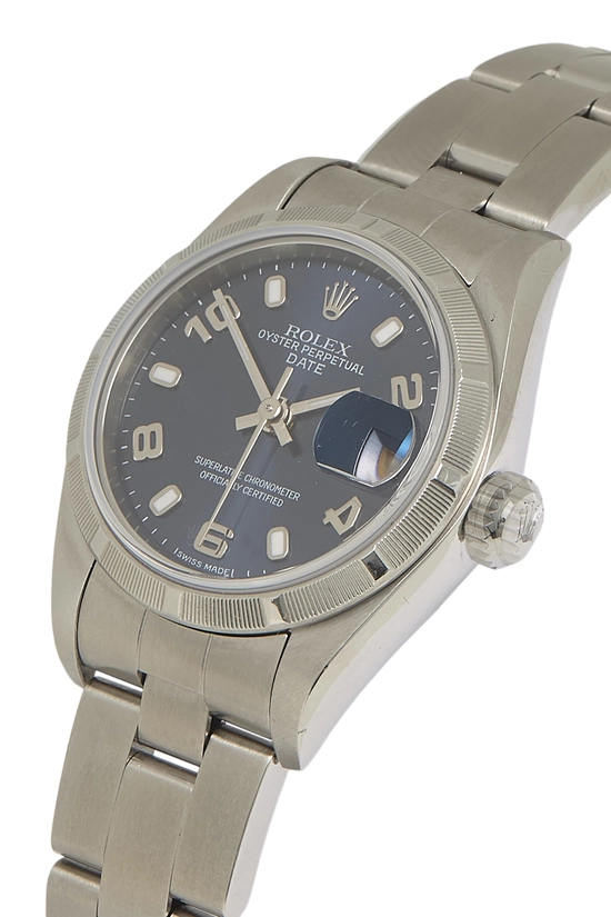 Pre-Owned Blue Dial Oyster Perpetual Datejust 79190 26mm QOJ8VX5NBY000