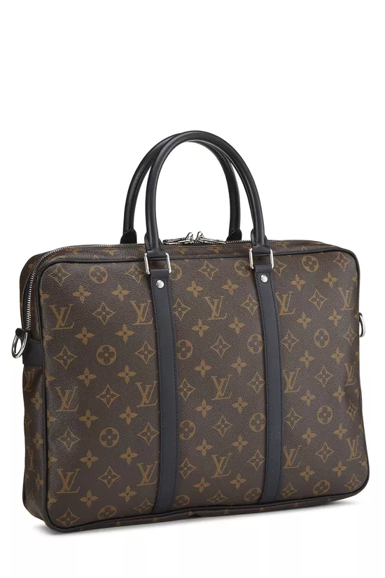 Monogram Macassar Porte-Documents Voyage, , large image number 1