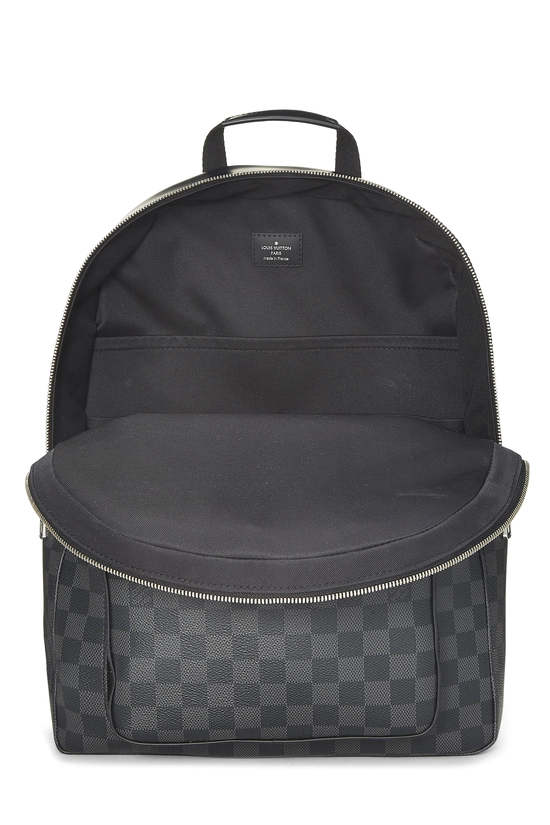 Black Damier Graphite Josh Backpack, , large image number 5