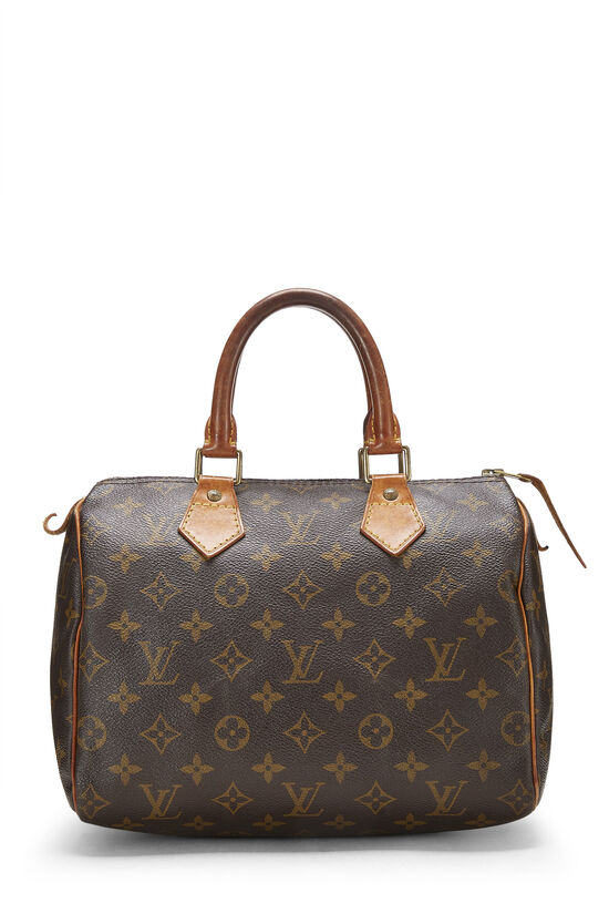 Louis Vuitton Speedy Bandouliere Monogram (Without Accessories) 25 Brown in  Coated Canvas with Gold-tone - US