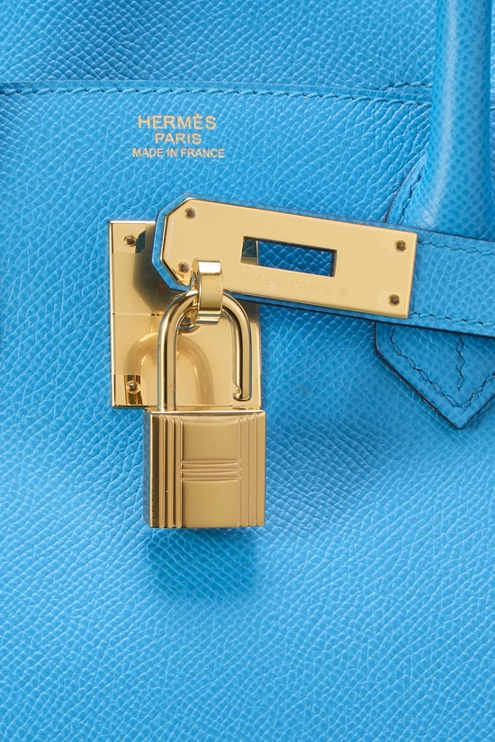 Blue Frida Epsom Birkin 30, , large image number 7