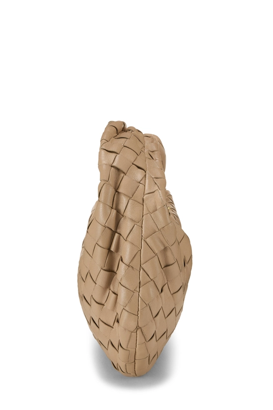 Beige Intrecciato Leather Jodie Mini, , large image number 2