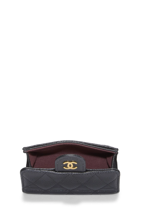 Black Caviar Classic Flap Card Holder, , large image number 3