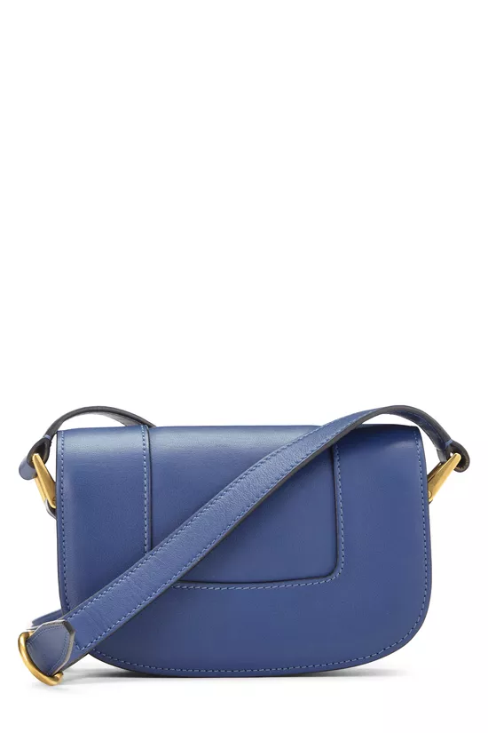 Blue Calfskin Supervee Crossbody Small, , large image number 3