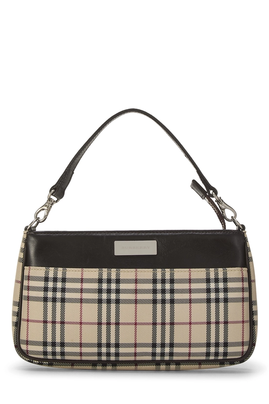 Brown House Check Jacquard Bag Small, , large image number 0
