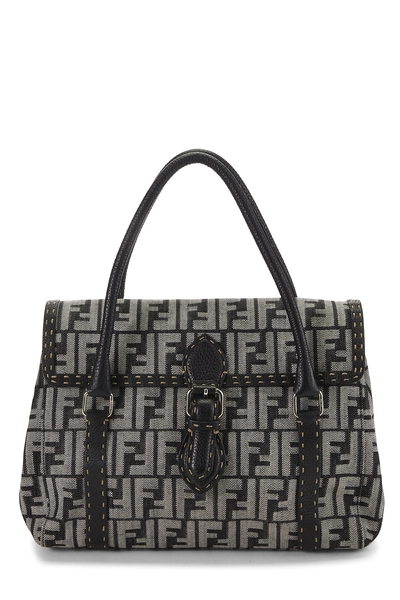 Black Zucca Denim Linda Bag