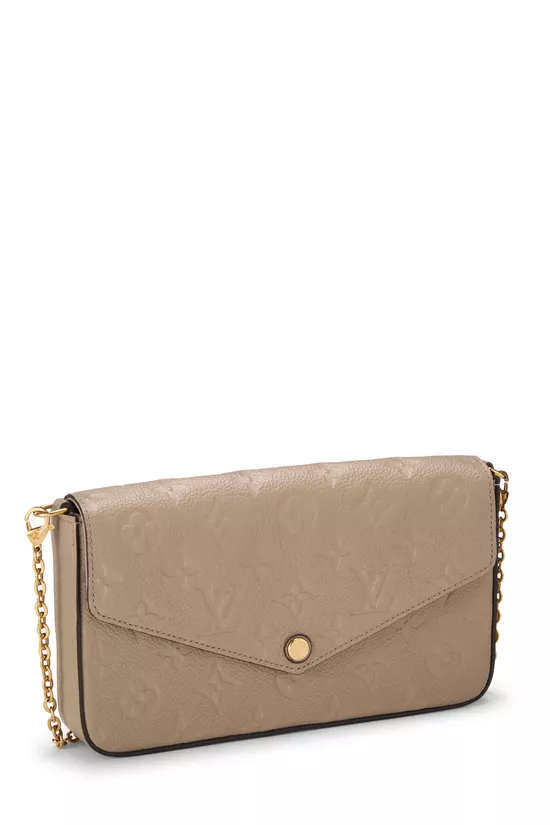 Grey Monogram Empreinte Pochette Felicie, , large image number 1