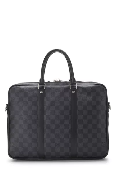 Damier Graphite Porte-Documents Voyage PM
