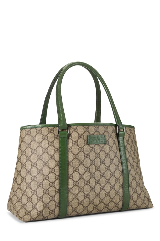 Green Original GG Supreme Canvas Tote , , large image number 1