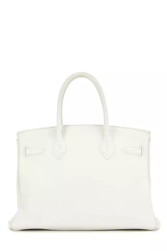 White Togo Birkin 30, , large image number 3