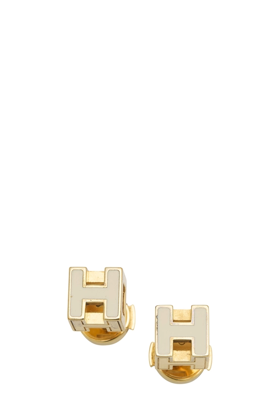 White Cage d'H Earrings, , large image number 0