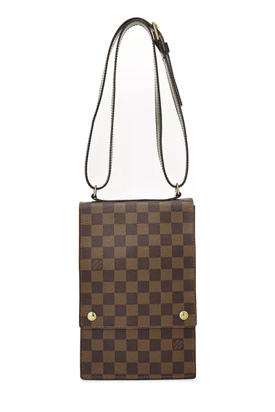 Louis Vuitton Damier Ebene Portobello Travel Shoulder Bag