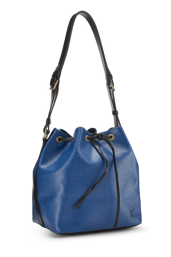 Louis Vuitton Blue Epi Leather Bi-color Petit Noe Auction