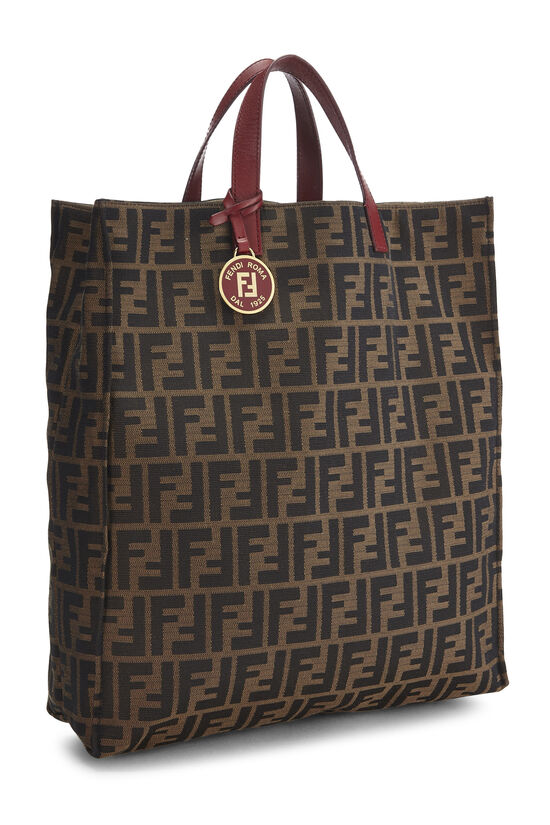 Brown Zucca Canvas Vertical Tote Medium, , large image number 1