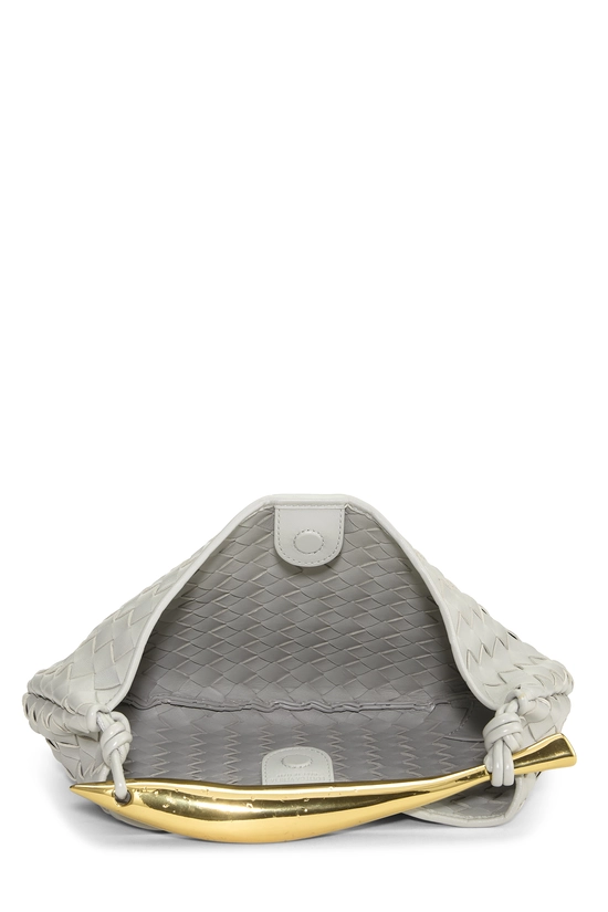 Grey Intrecciato Sardine Bag, , large image number 5